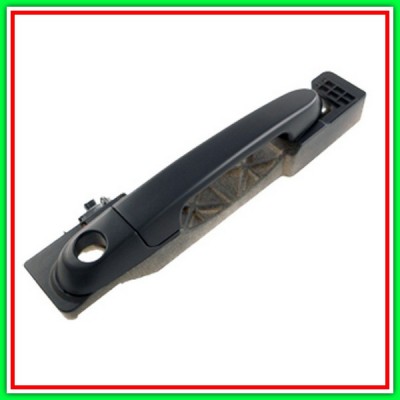 Black Base Full Right Front Outer Handle-With Hole NOTTOLINO HYUNDAI Accent-(Year 2006-2010)