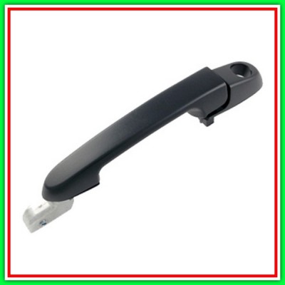 Black Left Front Outer Handle-With Hole NOTTOLINO HYUNDAI Accent-(Year 2006-2010)