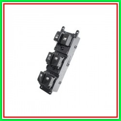 Black Push-up Button-4 Buttons-Raiser Front Door Left-14 Pins HYUNDAI Accent-(Year 2006-2010)