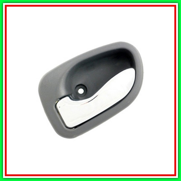Front-Rear Left Inner Handle With Chrome Lever-Grey HYUNDAI Atos-(Year 1998-2003)