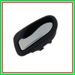 Left Rear Inner Handle With Black Chrome Lever-Black HYUNDAI Atos-(Year 1998-2003)