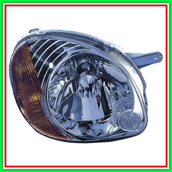 Proiettore Sinistro Mod H4 Manuale-Elettrico Hyundai Atos Prime-(Anno 1998-2003)