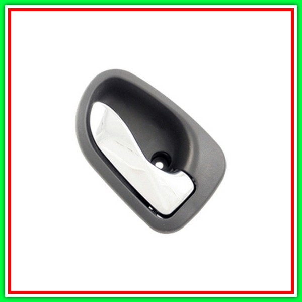 Right Rear Inner Handle With Chrome Lever-Grey Mostrina HYUNDAI Atos Prime-(Year 1998-2003)