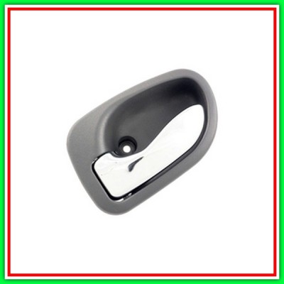 Left Rear Inner Handle With Chrome Lever-Grey Mostrina HYUNDAI Atos Prime-(Year 1998-2003)