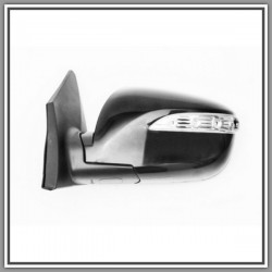 Retrovisore Sinistro Elettrico-Nero-Termico-Con Fanale-Convesso-Cromato Hyundai Ix35-(Anno 2013-2015)