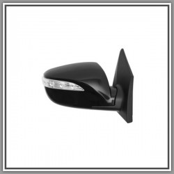 Retrovisore Destro Elettrico-Nero-Termico-Con Fanale-Chiudibile-Convesso-Cromato Hyundai Ix35-(Anno 2013-2015)