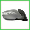 Retrovisore Destro Elettrico-Termico-Con Primer-Con Fanale-Chiudibile-Convesso-Cromato-8H8P Hyundai Ix35-(Anno 2013-2015)
