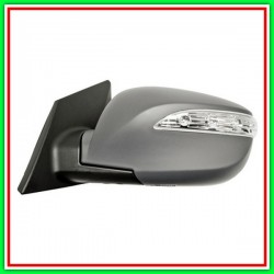 Electrical-Thermal Left Rearview Mirror With Primer-With Headlight-Lockable-Convex-Chrome-8H8P HYUNDAI Ix35-(Year 2013-2015)