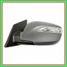 Retrovisore Sinistro Elettrico-Termico Con Primer-Con Fanale-Chiudibile-Convesso-Cromato-8H8P Hyundai Ix35-(Anno 2013-2015)