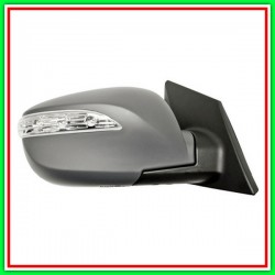 Retrovisore Destro Elettrico Con Primer-Con Fanale-Convesso-Cromato-8H5P Hyundai Ix35-(Anno 2013-2015)