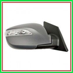 Retrovisore Destro Elettrico-Termico-Con Primer-Con Fanale-Convesso-Cromato-8H6P Hyundai Ix35-(Anno 2013-2015)