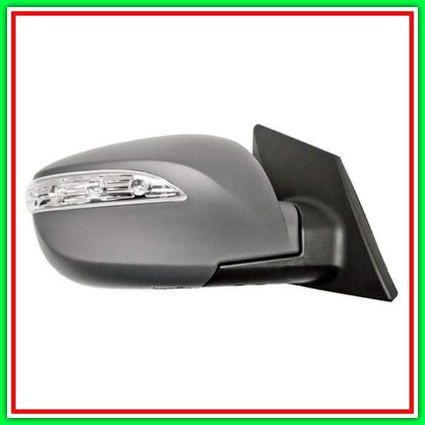 Retrovisore Destro Elettrico-Termico-Con Primer-Con Fanale-Convesso-Cromato-8H6P Hyundai Ix35-(Anno 2013-2015)