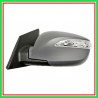 Retrovisore Sinistro Elettrico-Termico Con Primer-Con Fanale-Convesso-Cromato-8H6P Hyundai Ix35-(Anno 2013-2015)