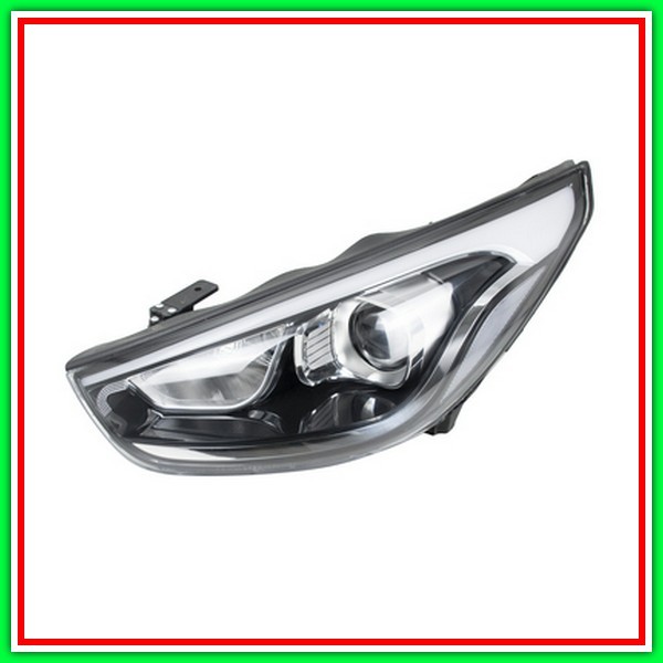 Proiettore Sinistro Hir2-Py21W Elettrico Senza Motore-Nero-Led Hyundai-Ix35-Mod. 07/13-03/15