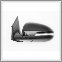 Retrovisore Sinistro Elettrico-Nero-Termico-Con Fanale-Convesso-Cromato Hyundai Tucson-(Anno 2015-2018)
