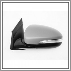 Retrovisore Sinistro Elettrico Con Primer-Con Fanale-Convesso-Cromato Hyundai Tucson-(Anno 2015-2018)
