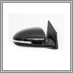 Electric-Black-Thermal Right RearView Mirror-With Headlight-Lockable-Convex-Chrome HYUNDAI Tucson-(Year 2015-2018)