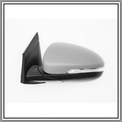 Electrical-Thermal Left Rearview Mirror With Primer-With Headlight-Lockable-Convex-Chrome HYUNDAI Tucson-(Year 2015-2018)