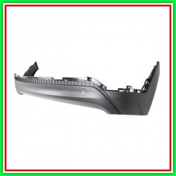 Spoiler Paraurti Posteriore Nero Goffrato-Con Tappo Coprigancio-Con Tracce Park Assist Hyundai-Tucson-Mod. 04/15-08/18