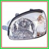 Proiettore Destro Mod H4 Elettrico Hyundai Santa Fe (Sm)-(Anno 2000-2003)