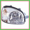 Proiettore Sinistro Mod H4 Elettrico Hyundai Santa Fe (Sm)-(Anno 2000-2003)