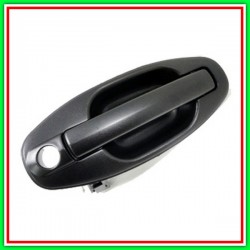 Black Left Front Outer Handle-With Hole NOTTOLINO HYUNDAI Santa Fe (Sm)-(Year 2000-2003)