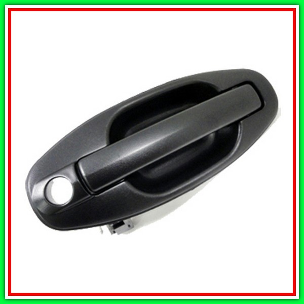 Black Left Front Outer Handle-With Hole NOTTOLINO HYUNDAI Santa Fe (Sm)-(Year 2000-2003)
