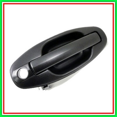 Black Left Front Outer Handle-With Hole NOTTOLINO HYUNDAI Santa Fe (Sm)-(Year 2000-2003)