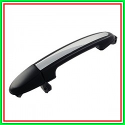 Maniglia Esterna Anteriore Destra-Con Primer-Con Inserto Cromato-Senza Foro Nottolino Hyundai Santa Fe (Cm)-(Anno 2006-2009)