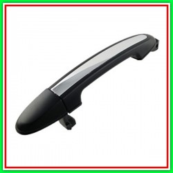 Maniglia Esterna Posteriore Destra-Sinistra Con Primer-Con Inserto Cromato Hyundai Santa Fe (Cm)-(Anno 2006-2009)