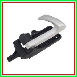 Maniglia Interna Anteriore-Posteriore Destra-Con Leva Argento-Pulsante Chiusura Nero Hyundai Santa Fe (Cm)-(Anno 2006-2009)