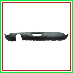 Spoiler Paraurti Posteriore Nero Goffrato-Con Fori Pdc-Supporti Mod 5 Porte Mini Mini (Bmw) F56F55-(Anno 2014 In Poi)