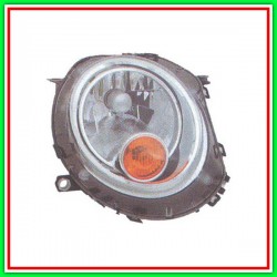 Right Projector H4 Electric-With Motor-Head light Orange MINI MINI (BMW) R58 Coupe-(Year 2011-2016)