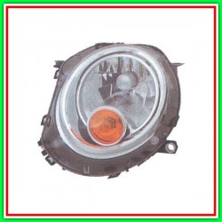 Left Projector H4 Electric-With Motor-Light Orange MINI MINI (BMW) R58 Coupe-(Year 2011-2016)