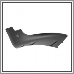 Spoiler Destro Paraurti Anteriore-Nero Goffrato-Con Fori Pdc Mod All4 Mini Mini (Bmw) Countryman (F60)-(Anno 2017 In Poi)