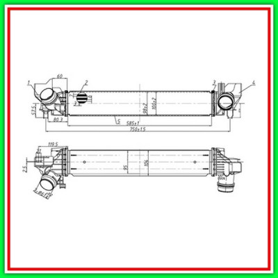 Intercooler Mini - Mini (Bmw) Countryman (F60) - Mod. 02/17 -