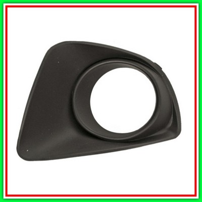Griglia Sinistra Paraurti Goffrata Nera Con Sede Fendinebbia Mod Fino 2010 Mazda 2 (De)-(Anno 2008-2014)