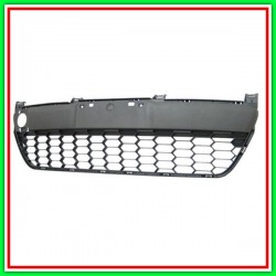 Griglia Centrale Paraurti Anteriore-Nera Mod Fino 2010 Mazda 2 (De)-(Anno 2008-2014)