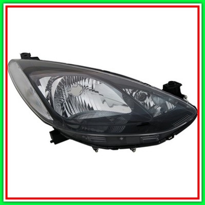 Proiettore Destro H4 Elettrico Senza Motore Mazda 2 (De)-(Anno 2008-2014)