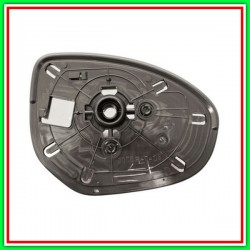 Piastra Specchio Sinistra Convessa Cromata Mazda 2 (De)-(Anno 2008-2014)