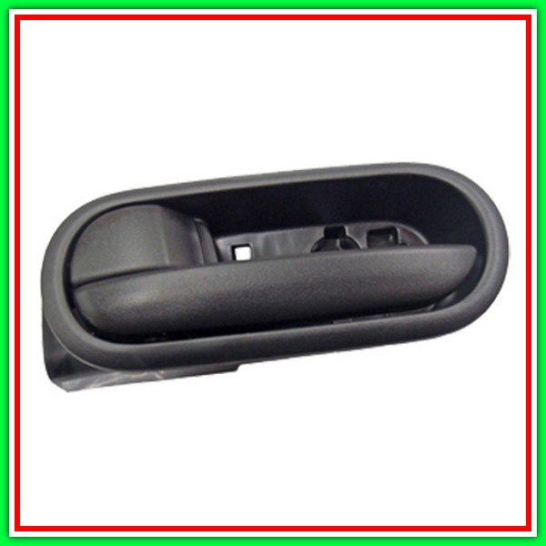 Front-Rear Left-Black Inner Handle MAZDA 2 (De)-(Year 2008-2014)