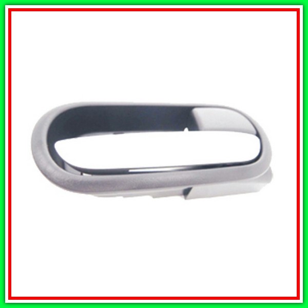 Maniglia Interna Anteriore-Posteriore Destra-Con Leva Argento-Mostrina Grigia Mazda 2 (De)-(Anno 2008-2014)