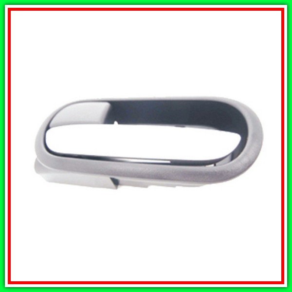 Maniglia Interna Anteriore-Posteriore Sinistra-Con Leva Argento-Mostrina Grigia Mazda 2 (De)-(Anno 2008-2014)