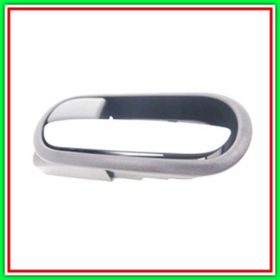 Maniglia Interna Anteriore-Posteriore Sinistra-Con Leva Argento-Mostrina Grigia Mazda 2 (De)-(Anno 2008-2014)