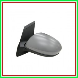 Retrovisore Sinistro Elettrico Con Primer-Cromato-Convesso 8H3P Mod Fino 10 Mazda 2 (De)-(Anno 2008-2014)