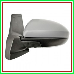 Retrovisore Sinistro Elettrico-Termico Con Primer-Convesso-Cromato Mod Fino 10 Mazda 2 (De)-(Anno 2008-2014)