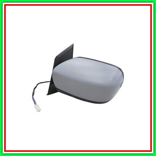 Retrovisore Sinistro Elettrico Con Primer-Chiudibile-Asferico-Cromato Mazda Cx7-(Anno 2007 In Poi)