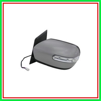 Retrovisore Sinistro Elettrico-Termico Con Primer-Con Fanale-Asferico-Cromato Mazda Cx7-(Anno 2007 In Poi)