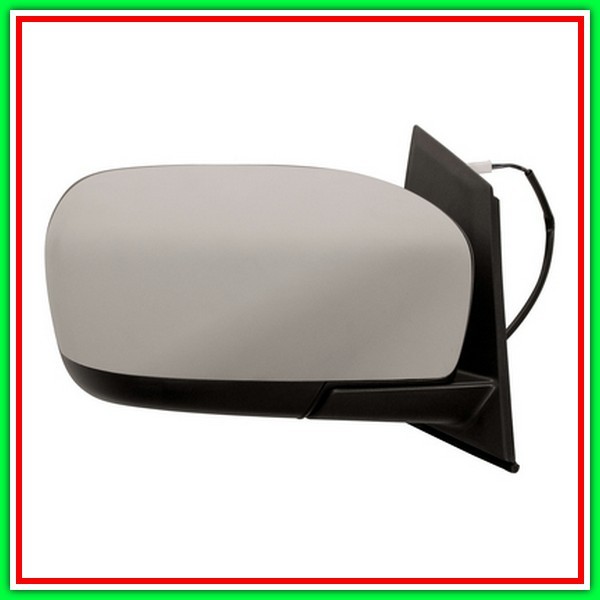 Retrovisore Destro Elettrico-Termico Con Primer-Chiudibile-Asferico-Cromato Mazda Cx7-(Anno 2007 In Poi)