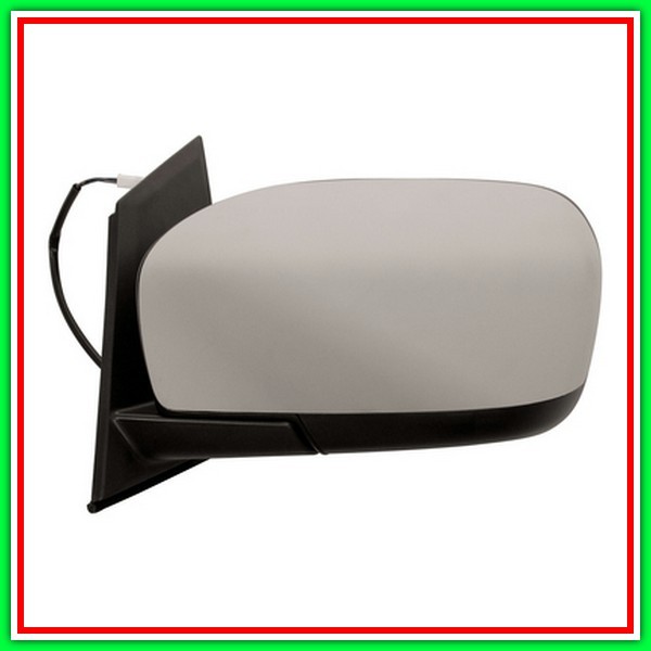 Retrovisore Sinistro Elettrico-Termico Con Primer-Chiudibile-Asferico-Cromato Mazda Cx7-(Anno 2007 In Poi)